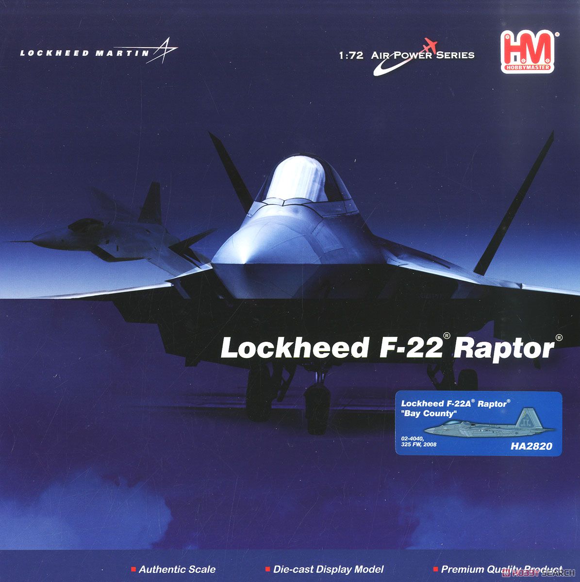 F-22 ラプター `第325戦闘航空群 2008` (完成品飛行機) パッケージ1