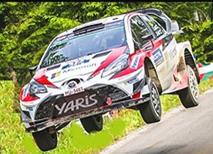 トヨタ ヤリス WRC 2017年ラリー・フィンランド 優勝 #12 E.LAPPI - J.FERN (ミニカー)