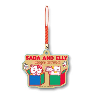 エコストラップ 銀魂×Sanrio characters SADA AND ELLY (キャラクターグッズ)