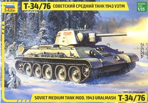 Soviet Medium Tank T-34/76 1943 UZTM (Plastic model)