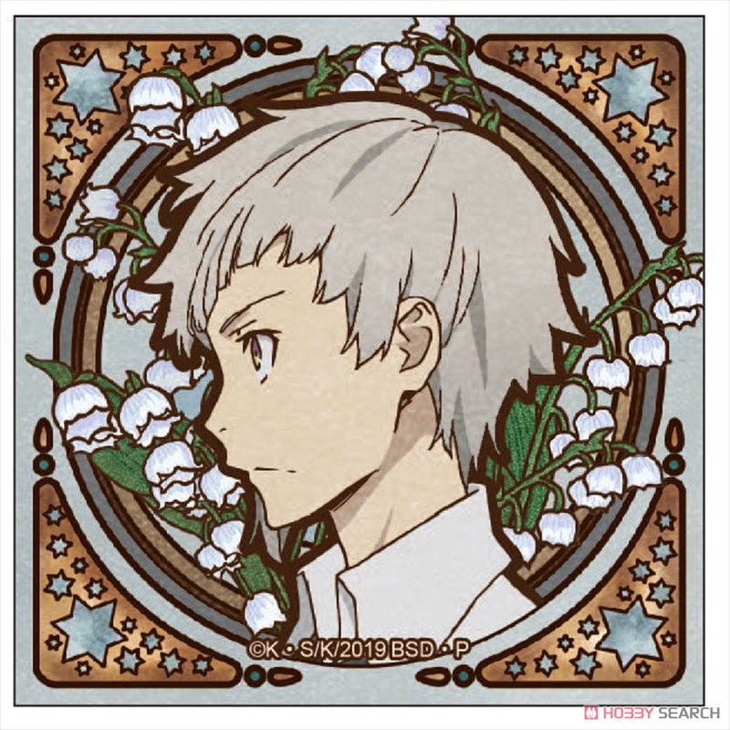 Bungo Stray Dogs Art Nouveau Series Square Can Badge Atsushi Nakajima (Anime Toy) Item picture1
