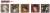 文豪ストレイドッグス アールヌーボーシリーズ スクエア缶バッジ 中島敦 (キャラクターグッズ) その他の画像1