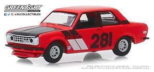 Tokyo Torque Series 6 - 1970 Datsun 510 #281 Turn Right Racing (ミニカー)