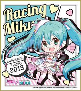 Hatsune Miku Racing Ver. 2019 Mini Colored Paper (3) (Anime Toy)