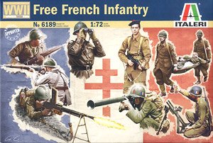 WW.II フランス軍 歩兵フィギュアセット (プラモデル)