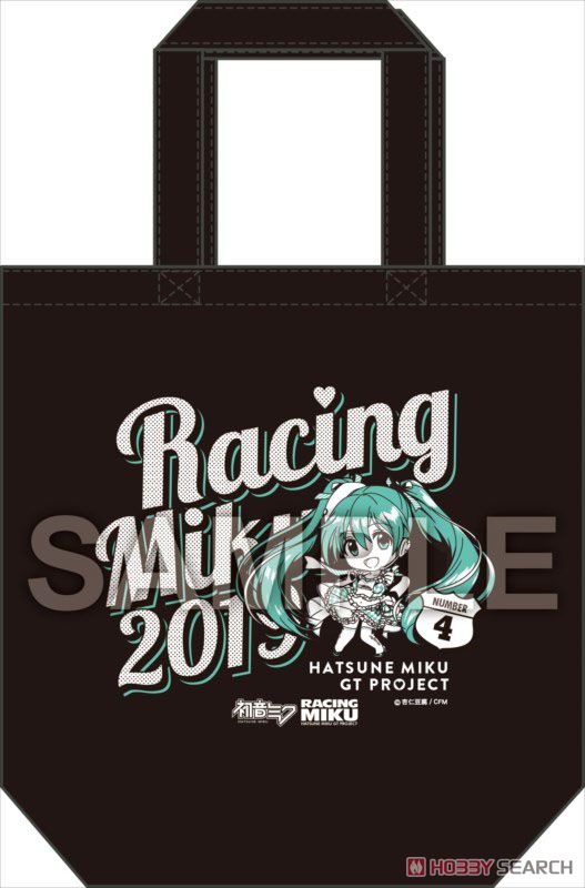 Hatsune Miku Racing Ver. 2019 Tote Bag (Anime Toy) Item picture1
