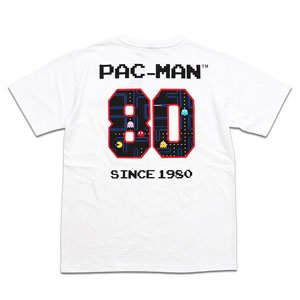 Pac-Man 80 T-Shirts (WHT) S (Anime Toy)