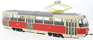 Tatra T3 Tram Prague (Beige/Red) (Diecast Car)