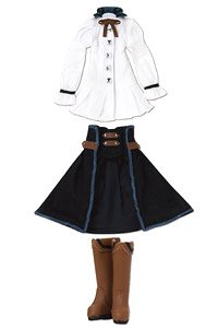 Sheila Dress Set (Blue x Black) (Fashion Doll)