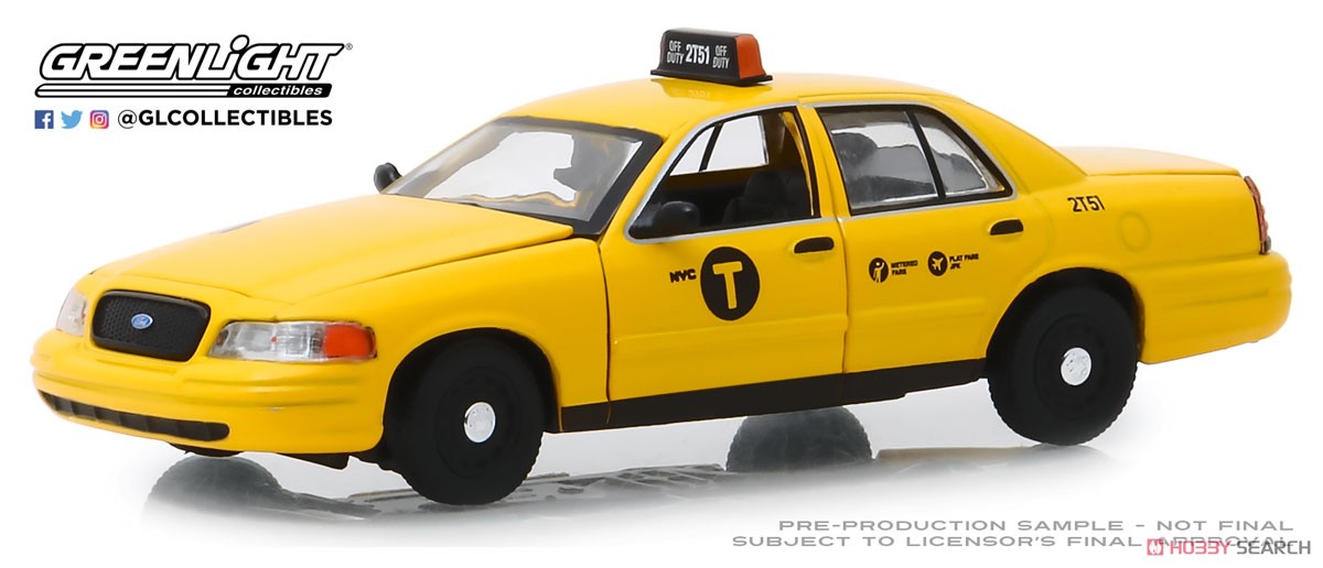 2011 Ford Crown Victoria - NYC Taxi (ミニカー) 商品画像1
