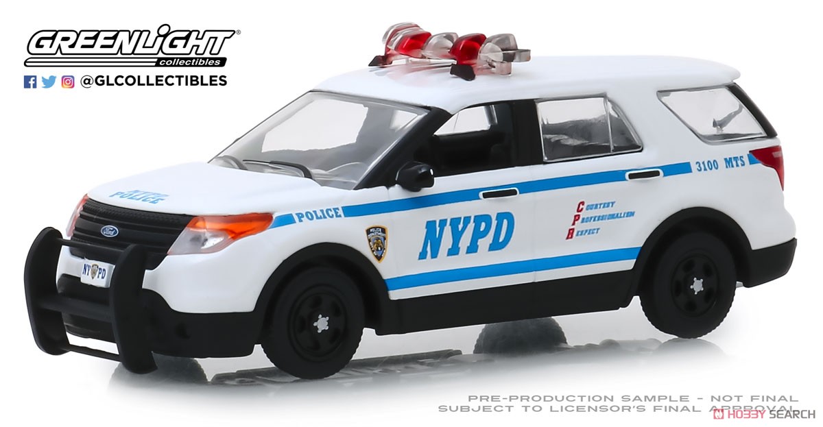 2013 Ford Police Interceptor Utility - New York City Police Dept (NYPD) (ミニカー) 商品画像1