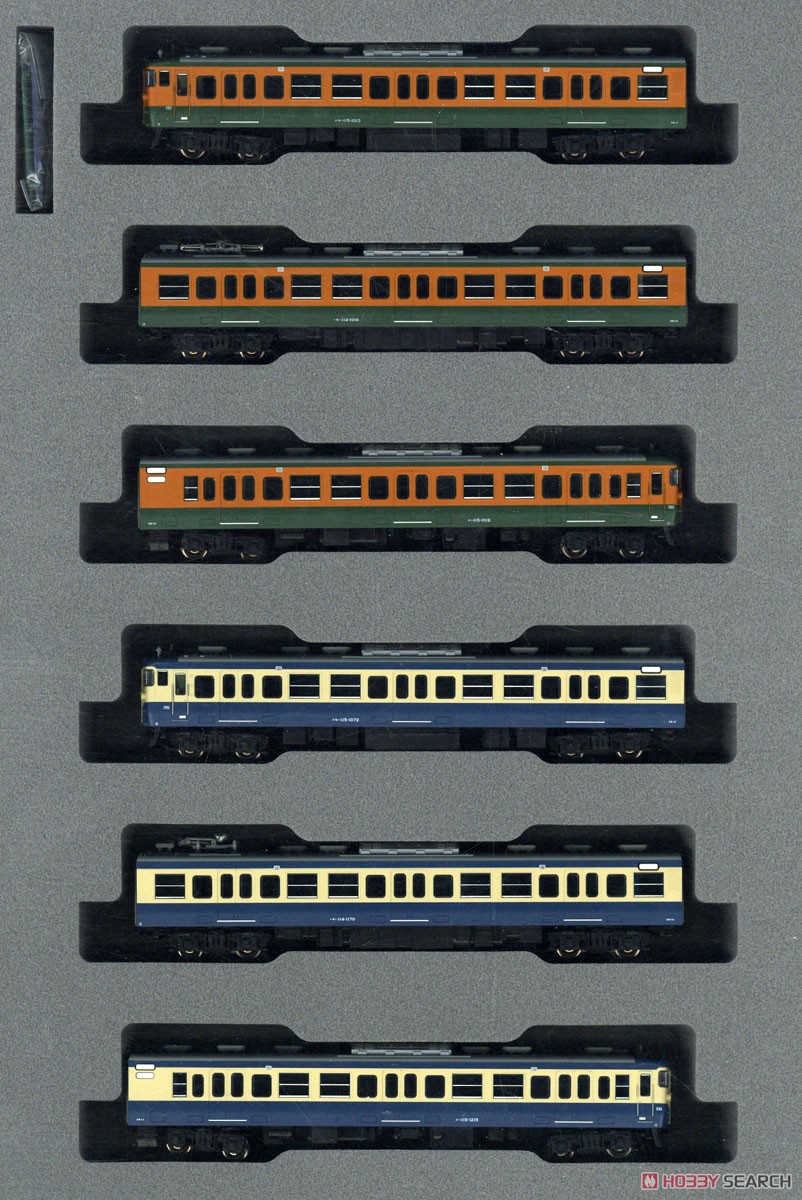 【特別企画品】 しなの鉄道115系 (湘南色/横須賀色) (6両セット) (鉄道模型) 商品画像1