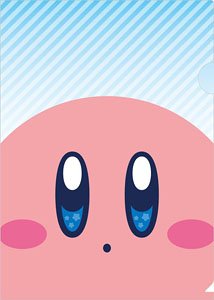 Kirby`s Dream Land Pupupu Face Clear File (1) Kirby (Anime Toy)