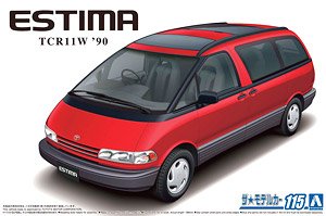 トヨタ TCR11W エスティマ ツインムーンルーフ `90 (プラモデル)