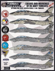 アメリカ海軍 F-14トムキャット カラー&マーキング デカール Part.VII (デカール)