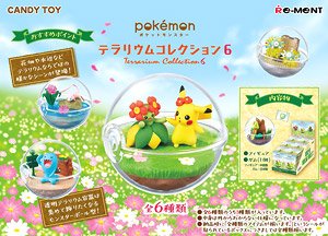 Pokemon Terrarium Collection 6 (Set of 6) (Shokugan)
