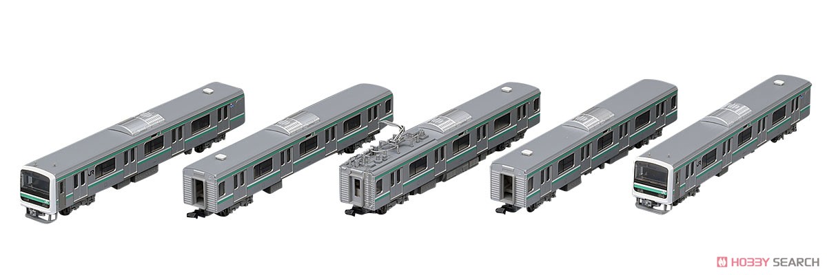 JR E501系 通勤電車 (常磐線) 基本セット (基本・5両セット) (鉄道模型) 商品画像1