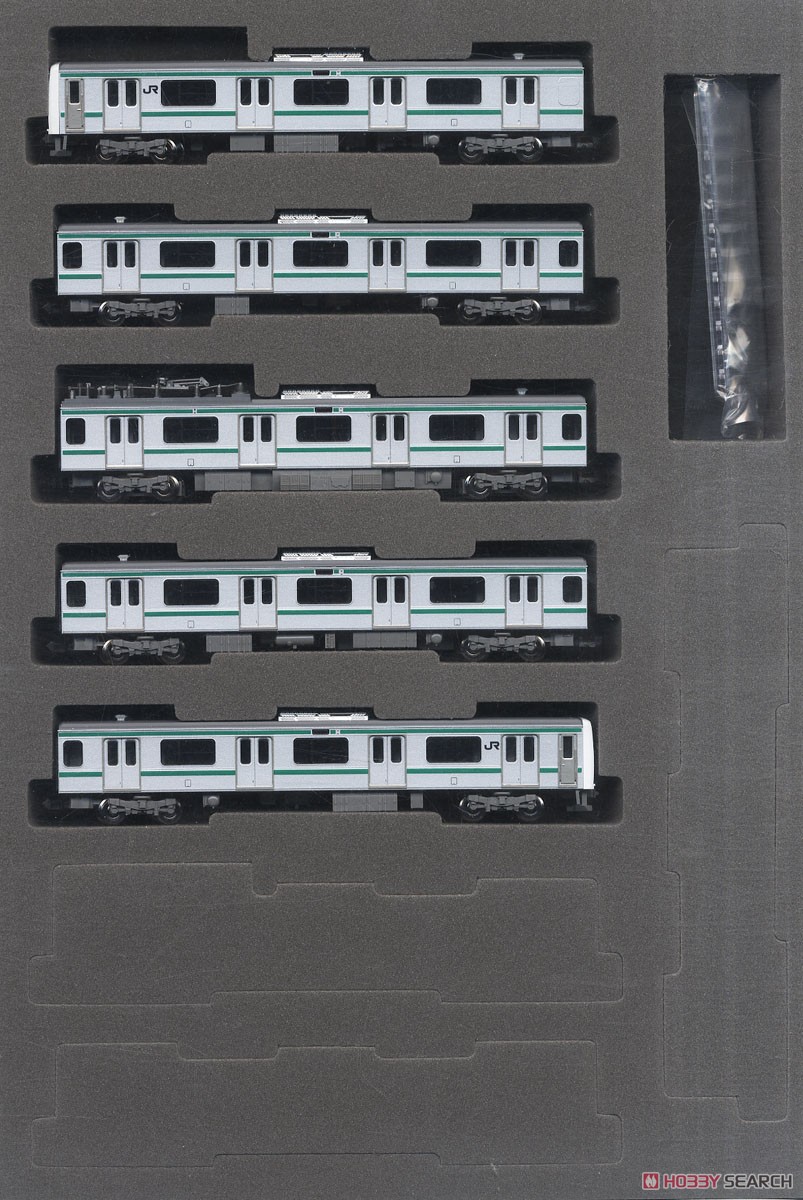 JR E501系 通勤電車 (常磐線) 基本セット (基本・5両セット) (鉄道模型) 商品画像2