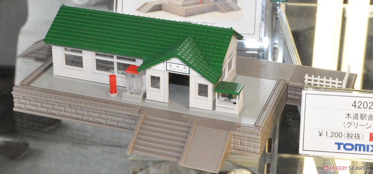 木造駅舎セット (グリーン) (鉄道模型) その他の画像2