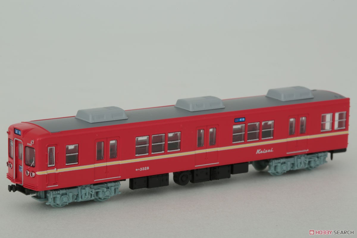 The Railway Collection Keisei Type 3300 Renewaled Car (Old Color Fire Orange) 3328 Formation (6-Car Set) (Model Train) Item picture2