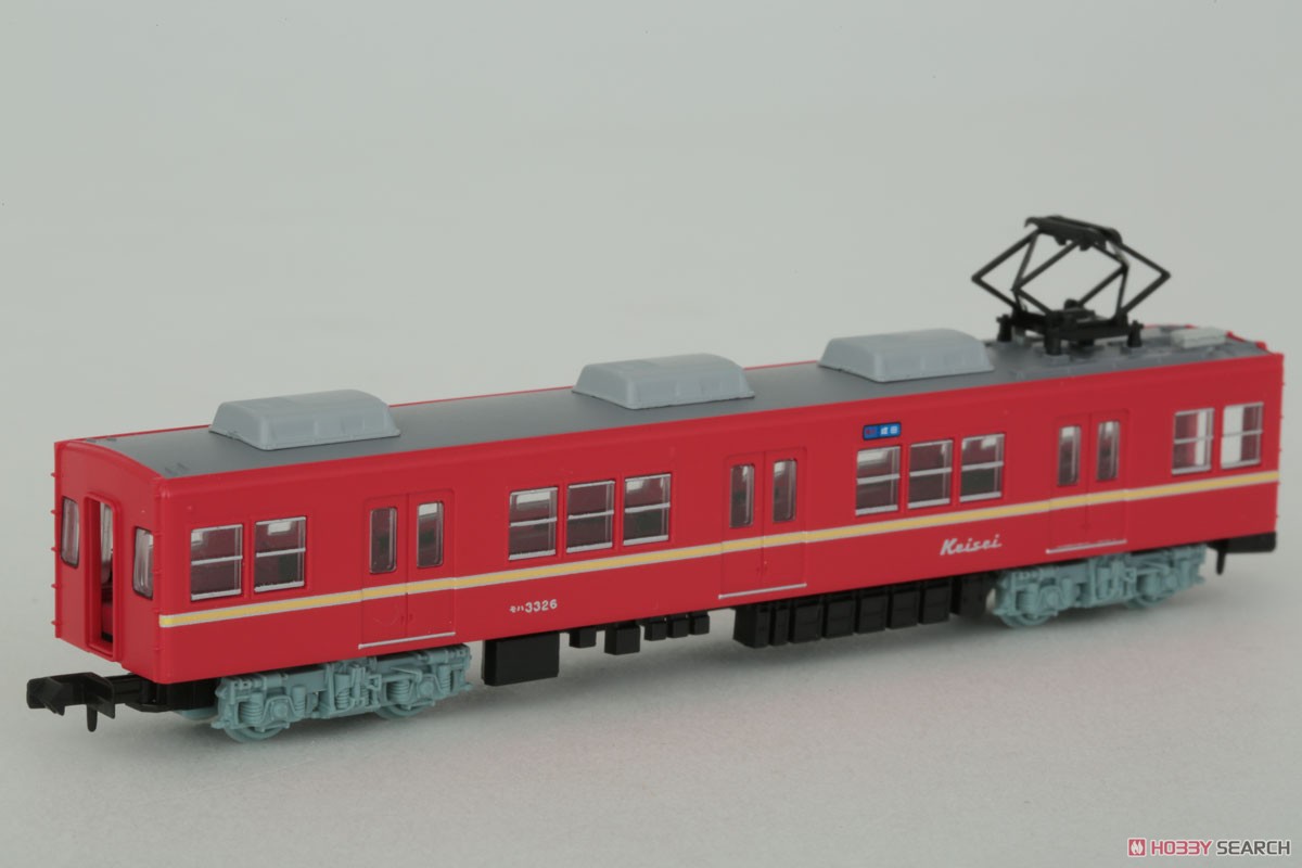 The Railway Collection Keisei Type 3300 Renewaled Car (Old Color Fire Orange) 3328 Formation (6-Car Set) (Model Train) Item picture4