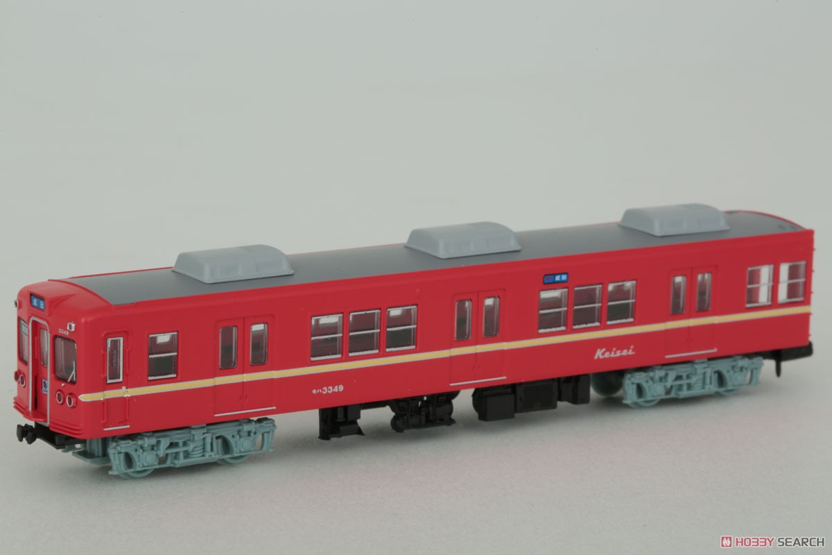 The Railway Collection Keisei Type 3300 Renewaled Car (Old Color Fire Orange) 3328 Formation (6-Car Set) (Model Train) Item picture7