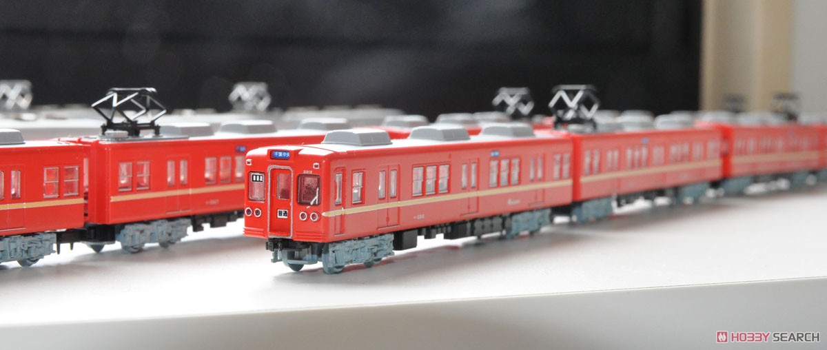 The Railway Collection Keisei Type 3300 Renewaled Car (Old Color Fire Orange) 3328 Formation (6-Car Set) (Model Train) Other picture2