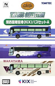 The Bus Collection Kansai International Airport (KIX) Bus Set A (3 Cars Set) (Model Train)