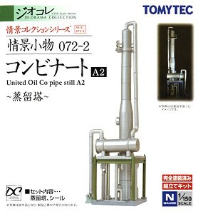 情景小物 072-2 コンビナートA2 (蒸留塔) (鉄道模型)