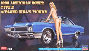 1966 アメリカン クーペ タイプB w/ブロンド ガールズ フィギュア (プラモデル)