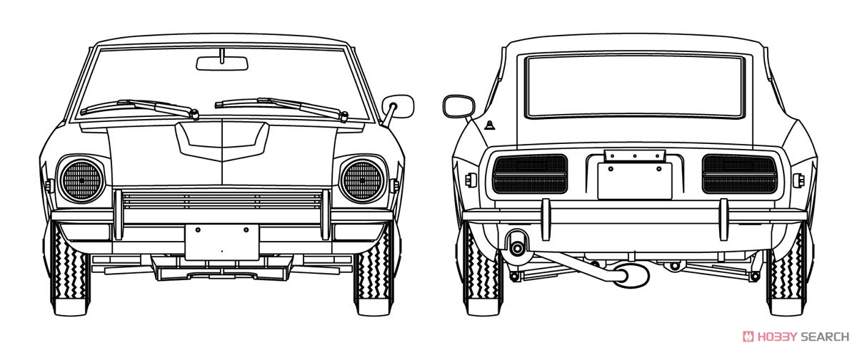 ダットサン 240Z HLS30 (左ハンドル仕様) (プラモデル) その他の画像2