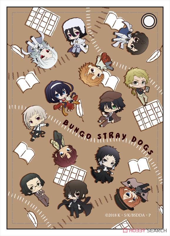 Bungo Stray Dogs Dead Apple Synthetic Leather Pass Case Puni-Chara (Anime Toy) Item picture1
