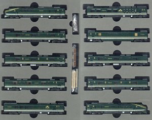 [Limited Edition] J.R. Sleeper Diesel Train Series 87 (Twilight Express Mizukaze) Set (10-Car Set) (Model Train)