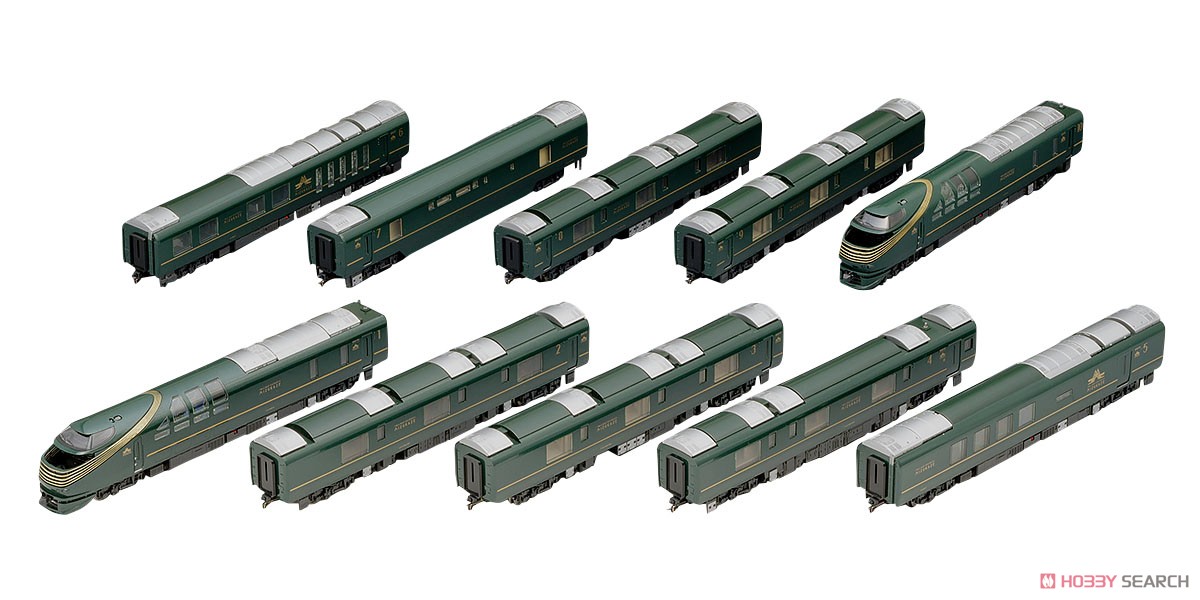 【限定品】 JR 87系 寝台ディーゼルカー (TWILIGHT EXPRESS 瑞風) セット (10両セット) (鉄道模型) 商品画像1