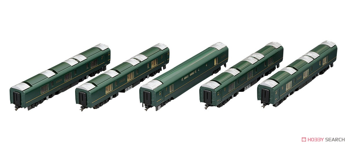 JR 87系 寝台ディーゼルカー (TWILIGHT EXPRESS 瑞風) 増結セット (増結・5両セット) (鉄道模型) 商品画像1