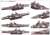 フランス海軍 戦艦 リシュリュー 1943/46 旗・艦名プレートエッチングパーツ付き (プラモデル) 塗装2