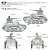 [Girls und Panzer Ribbon Warrior] Type 94 Light Armored Vehicle `Oni Team` Super Kai & Unmanned Turret Type (Set of 2) (Plastic model) Color2