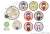 [Bungo Stray Dogs] Petit Doll Trading Slide Key Ring (Set of 8) (Anime Toy) Item picture1