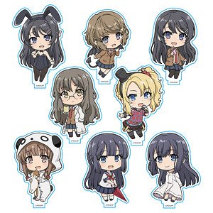 Rascal Does Not Dream of Bunny Girl Senpai Acrylic Stand Collection (Set of 8) (Anime Toy)