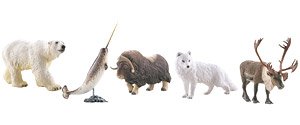 miniQ WILD RUSH -真・世界動物誌- 3 極地・北極圏編 (8個セット) (食玩)