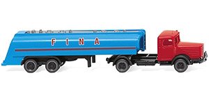 (N) Bussing 8000 Tanker Truck `Fina` (Model Train)