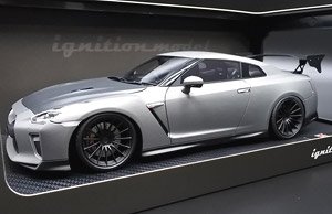 Nissan GT-R (R35) Premium Edition Matte Gray (Diecast Car)