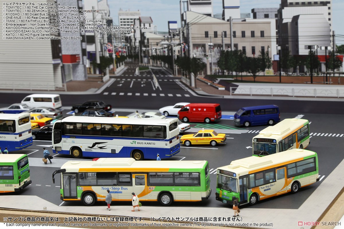 ジオラマシートG250 1/80駅前&SA/PAセットA (ドール) その他の画像13