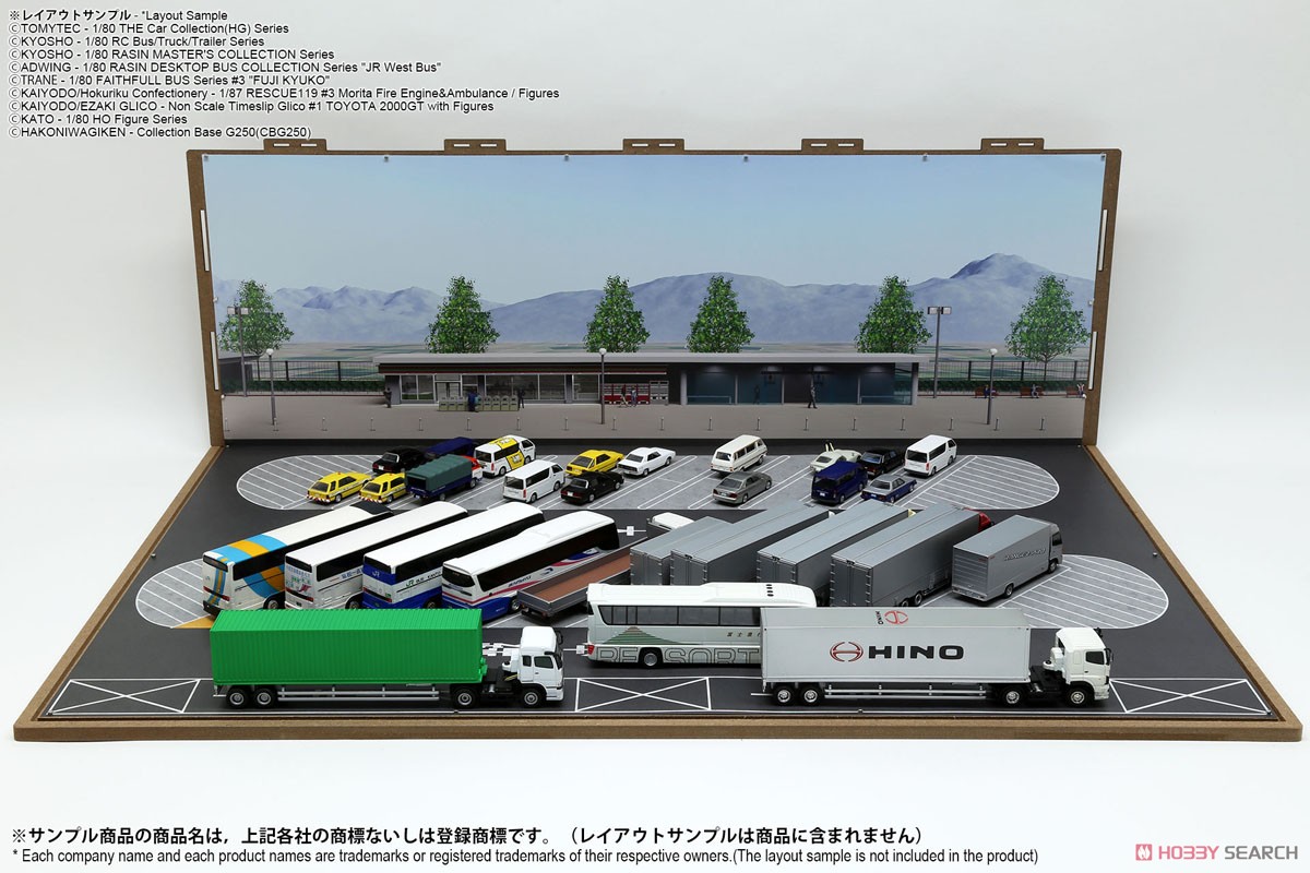 ジオラマシートG250 1/80駅前&SA/PAセットA (ドール) 中身14