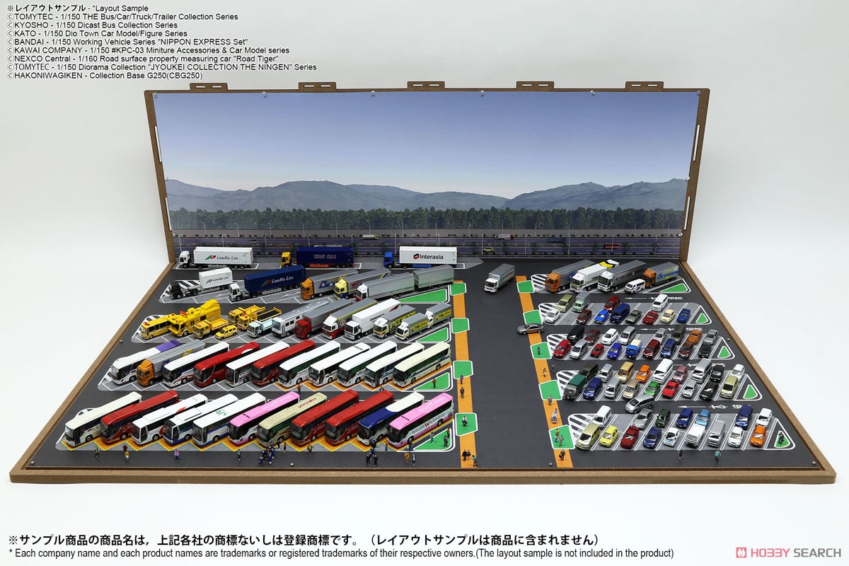 ジオラマシートG250 1/150駅前&SA/PAセットA (ドール) 中身12