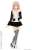 AZO2 Bunny Parker One-piece (White x Black) (Fashion Doll) Other picture1