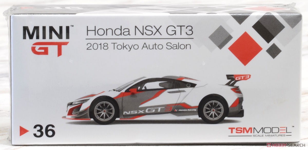 Honda NSX GT3 東京オートサロン 2018 (ミニカー) パッケージ1