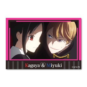 Big Square Can Badge Kaguya-sama: Love is War Kaguya Shinomiya & Miyuki Shirogane A (Anime Toy)