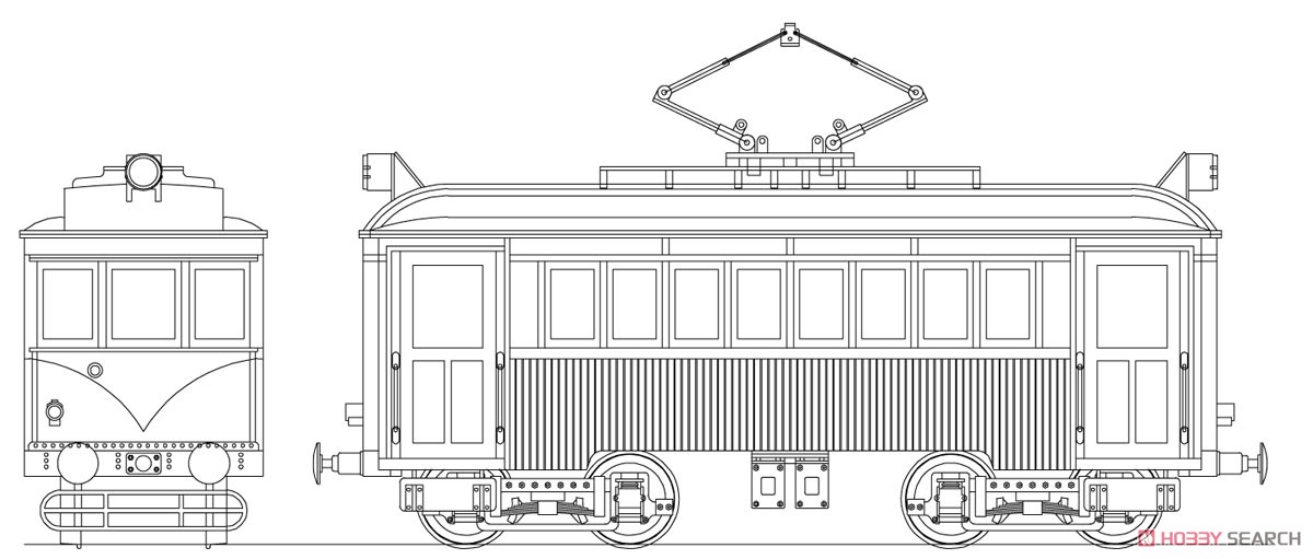 16番(HO) 静鉄秋葉線 モハ6形キット (組み立てキット) (鉄道模型) その他の画像1