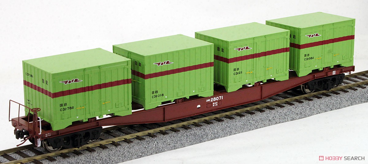 16番(HO) 国鉄 コキ5500形 コンテナ車 (27000～28554) 組立キット (組み立てキット) (鉄道模型) その他の画像3